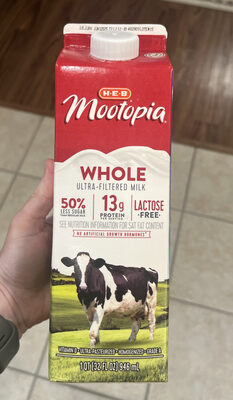 Mootopia Whole Ultra-Filtered Milk