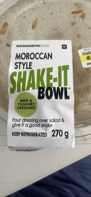 Moroccan Style Shake-It Bowl