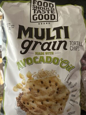 Multigrain tortilla chips made with Avocado oil
