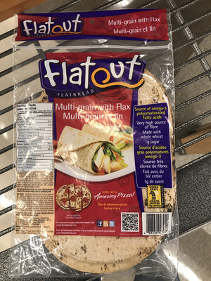 Multigrain with flax flatbread, multigrain with flax