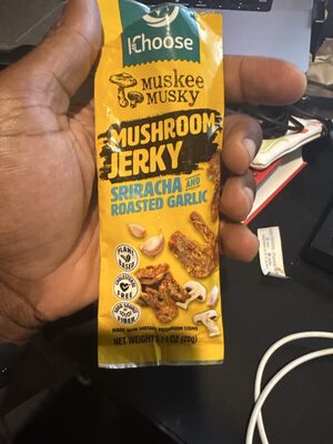 Mushroom Jerky sriracha And Roasted Garlic