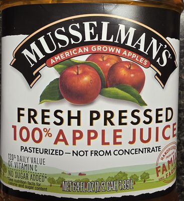 Musselman's Fresh Pressed 100% Apple Juice