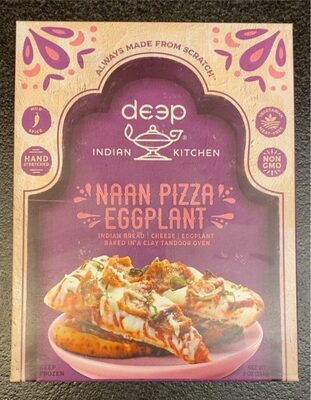 Naan pizza egglant