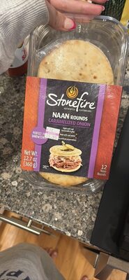 Naan Rounds Caramelized Onion