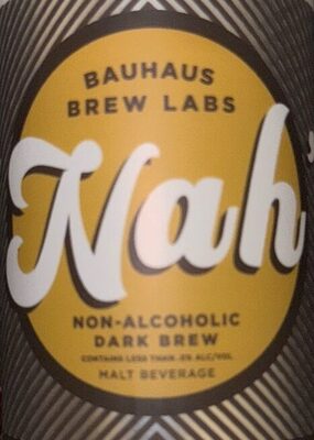 “Nah” Non-alcoholic Dark Beer