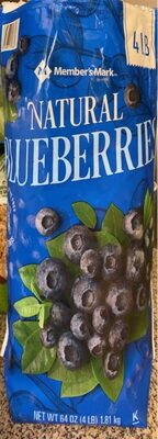 Natural blueberries