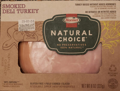 Natural choice, smoked deli turkey