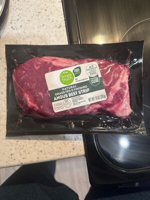 Natural Grass Fed & Finished Angus Beef Strip