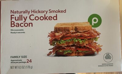 Natural Hickory Smoked Fully Cooked Bacon