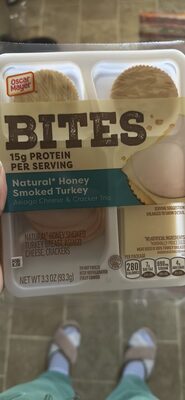 Natural Honey Smoked Turkey Asiago Cheese & Cracker Trio