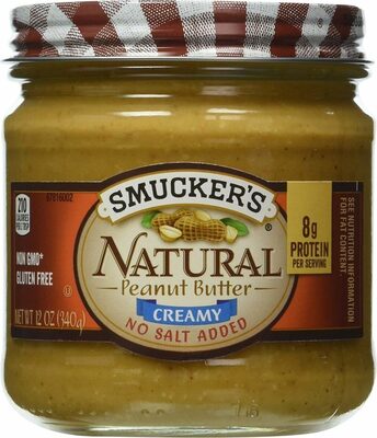 Natural Peanut Butter Creamy No Salt Added