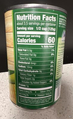 Naturals whole kernel sweet corn