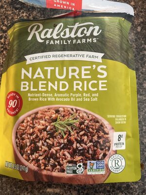 Nature’s Blend Rice (Purple, Red, Brown Rice Ready In 90 Sec)