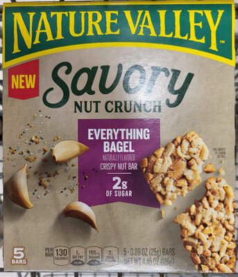 Nature Valley Savory Nut Crunch Everything Bagel