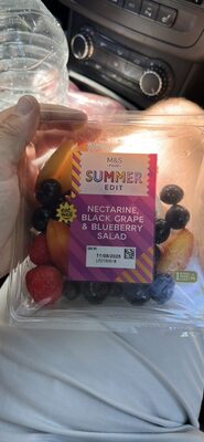 NECTARINE, BLACK GRAPE & BLUEBERRY SALAD