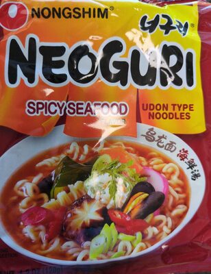 NEOGURI Spicy Seafood Flavour Udon Type Noodles