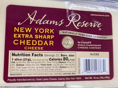 New York Extra Sharp Cheddar Cheese