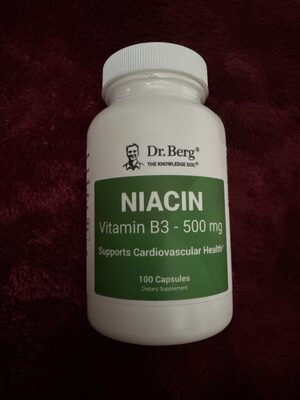 Niacin Vitamin B3 - 500 Mg