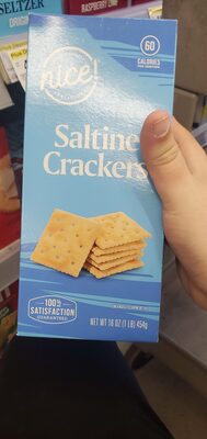 Nice saltine crackers