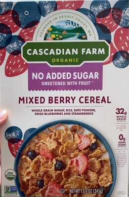 No Added Sugar Mixed Berry Cereal