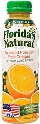 No Pulp 100% Premium Orange Juice From Concentrate Pasteurized