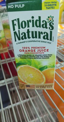 No Pulp 100% Premium Orange Juice From Concentrate Pasteurized