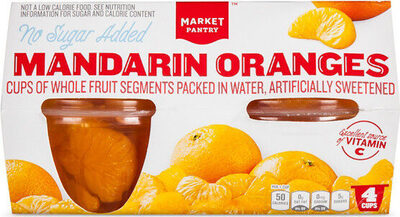No sugar added mandarin oranges