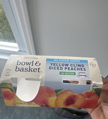 No Sugar Added Yellow Cling Peaches