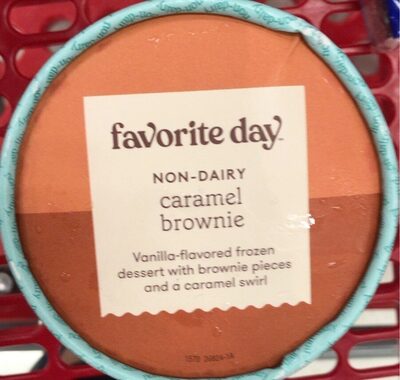 Non-Dairy Caramel Brownie ice cream
