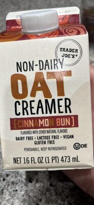Non-Dairy Oat Creamer [Cinnamon Bun]