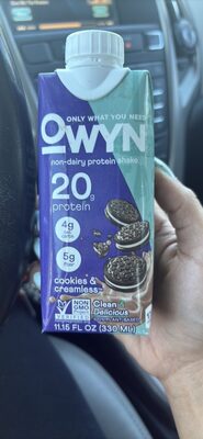 Non-dairy protein shake cookies & creamless