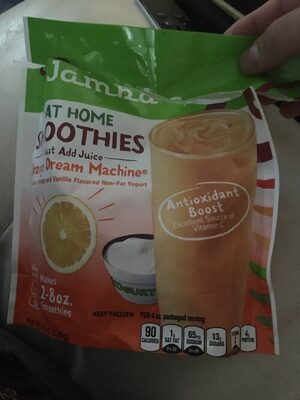 Non-fat yogurt smoothies