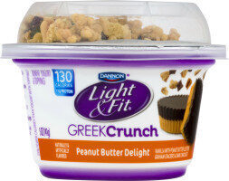 Nonfat Greek Crunch Yogurt & Toppings, Peanut