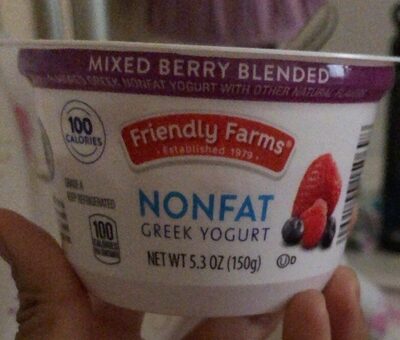 Nonfat Greek Yogurt - Mixed Berry Blend