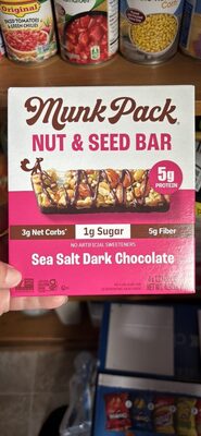 Nut & Seed Bar Sea Salt Dark Chocolate