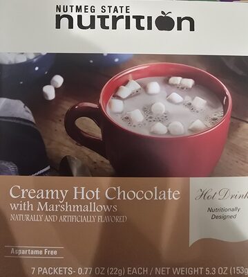 Nutmeg Nurition Creamy Hot Chocolate
