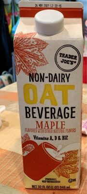 Oat beverage maple