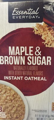 Oatmeal Maple & Brown Sugar
