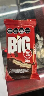 Obleas dulces con relleno sabor a limón con baño de repostería semiamargo