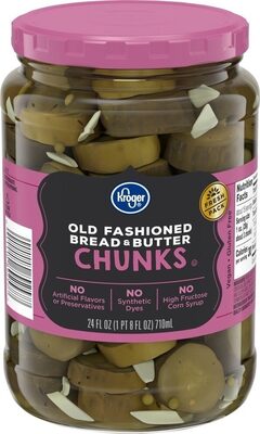 Old fashioned bread & butter pickle chunks