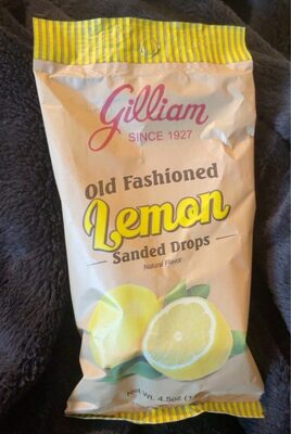 Old fashioned lemon flavored sanded drops