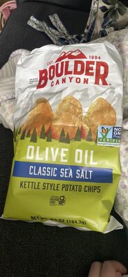 Olive Oil Classic Sea Salt Kettle Style Potato Chips