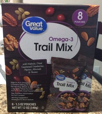 Omega -3 trail mix