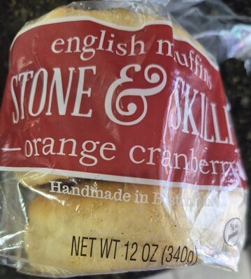 Orange Cranberry English Muffins