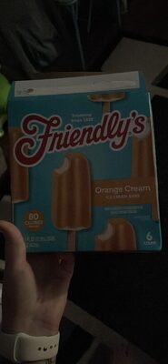 Orange Cream Ice Cream Bars