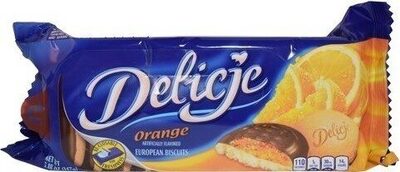Orange flavored biscuits