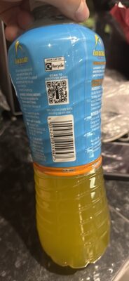ORANGE FLAVOUR ISOTONIC DRINK WITH SUGARS AND SWEETENERS
