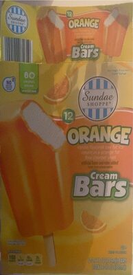 Orange Ice cream Bars
