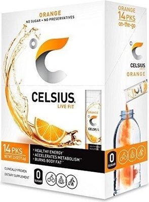 Orange onthego powder stick packs