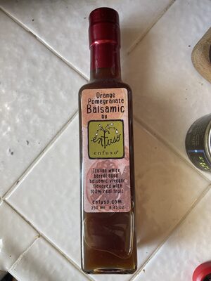 orange pomegranate balsamic